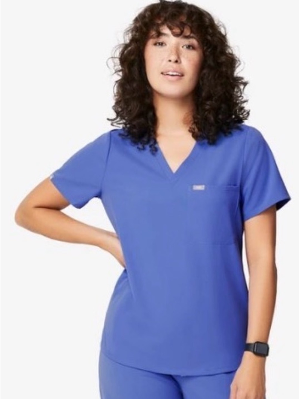 Figs Denim Catarina Scrub Top